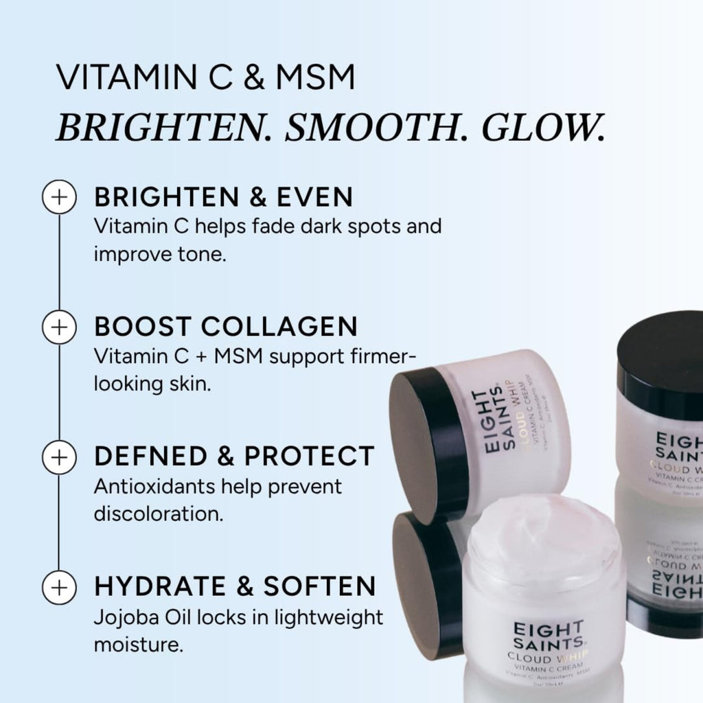 Eight Saints Skincare Cloud Whip Vitamin C Face Moisturizer