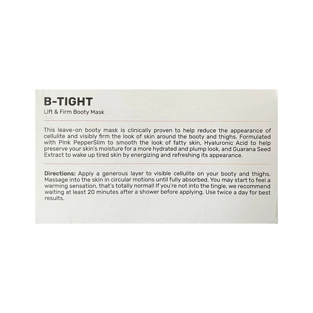 Maelys B-TIGHT Lift & Firm Booty Mask 3.4 oz / 100ml Reduce Cellulite NEW IN BOX