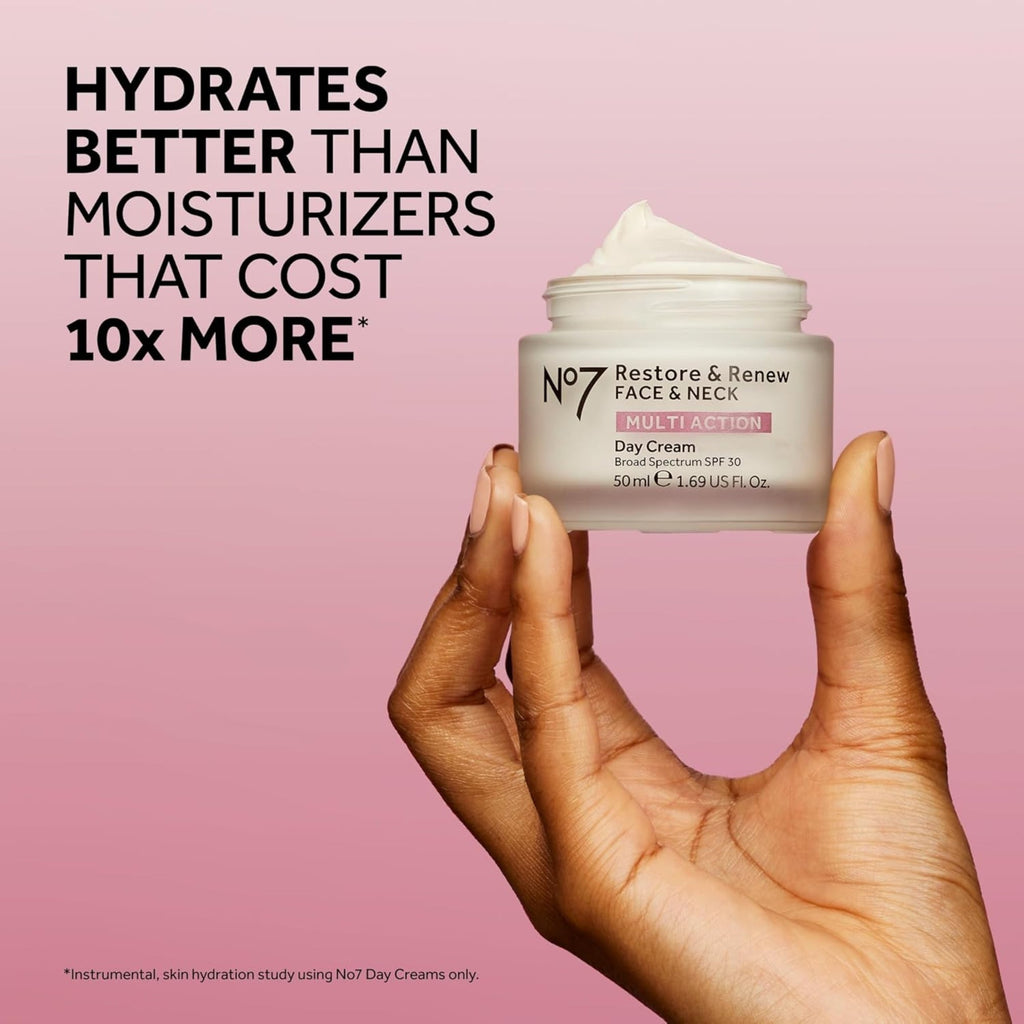 No7 Restore & Renew Multi Action Night Cream for Face & Neck -