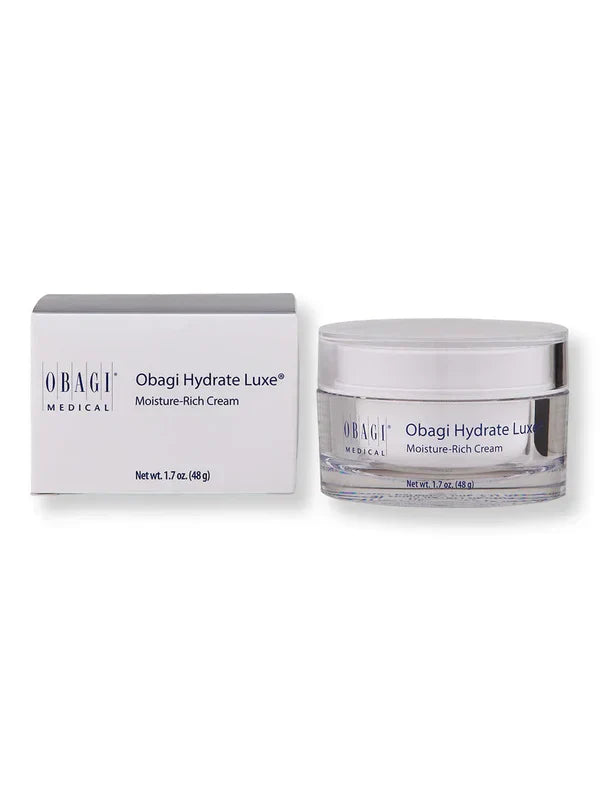 Obagi Hydrate Luxe Moisture Rich Cream – 1.7 oz / 48 g | Intense Hydration & Anti-Aging Night Cream