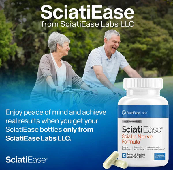 SciatiEase Sciatic Nerve Health Support Supplement - 300mg - 3 Bottles
